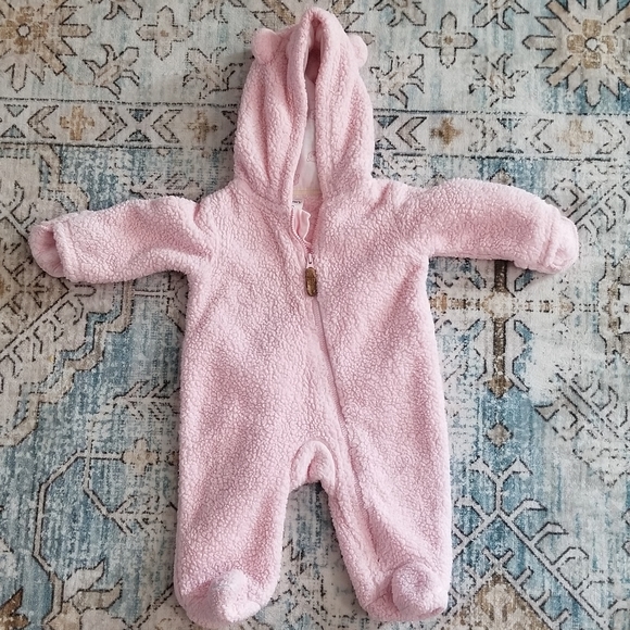 Carter's Other - Babygirl Pink Carters Soft Winter Bodysuit